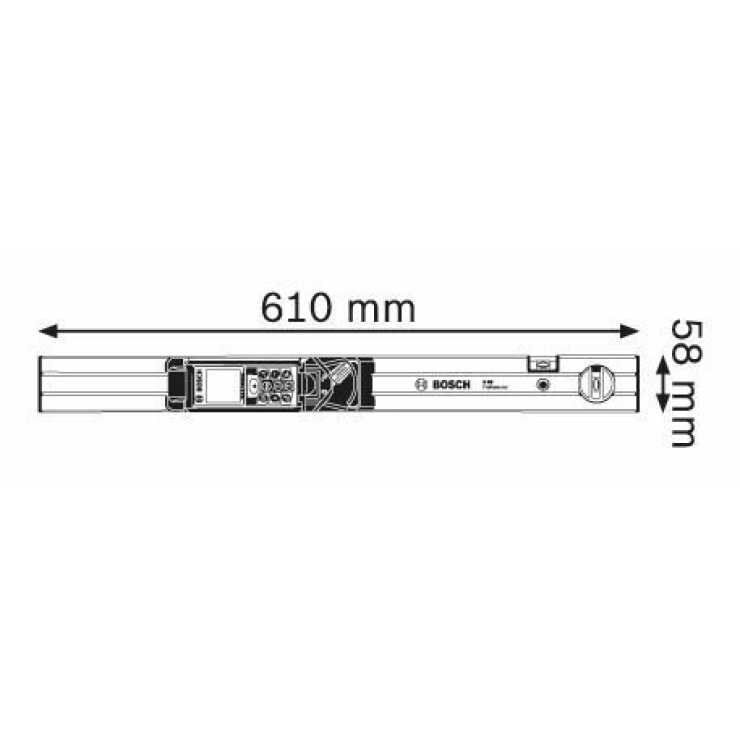 BOSCH Μετρητής αποστάσεων με λέιζερ GLM 80 με R 60 0601072301