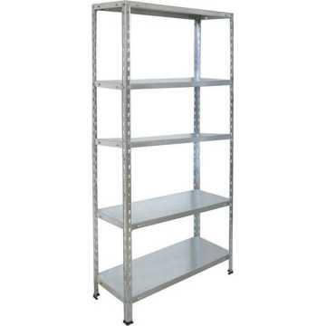 BULLE Ραφιέρα Μεταλλική Γαλβανιζέ με 5 Ράφια 610414