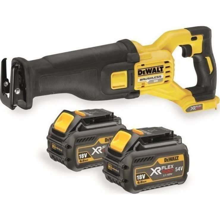 DEWALT Σεγάτσα 54V XR FlexVolt (2x6.0Ah) / DCS388T2 