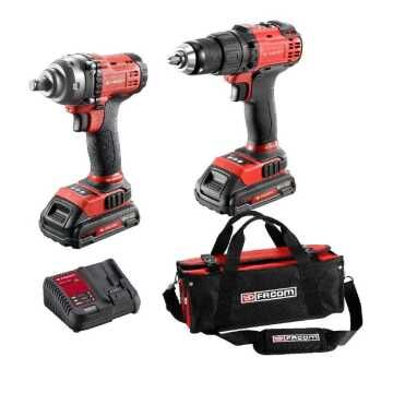 Facom Σετ Δραπανο 10mm με Μπουλονοκλειδο 270 N.m και 2 μπαταρίες 10,8 V  CL3.CP10SJD2PB