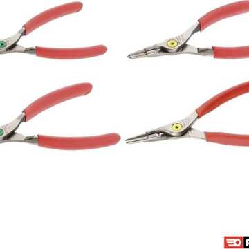 FACOM Σετ 4 τσιμπιδιών για ασφάλειες με ίσια ράμφη Facom PCSNJ4PB