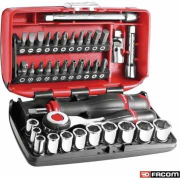 FACOM Κασετίνα με καρυδάκια και μύτες Ultra-Compact με καστάνια με περιστροφική λαβή R.360NANOPB FACOM Κασετίνα με καρυδάκια και μύτες Ultra-Compact με καστάνια με περιστροφική λαβή R.360NANOPB