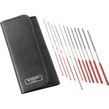 FACOM Σετ Λίμες - Βελόνες Για Καθαρισμό Επαφών 12τμχ DX.RDJ12PB