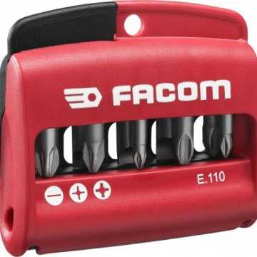 FACOM Set με 10 μύτες και αντάπτορα EF.6P1 E.110PB