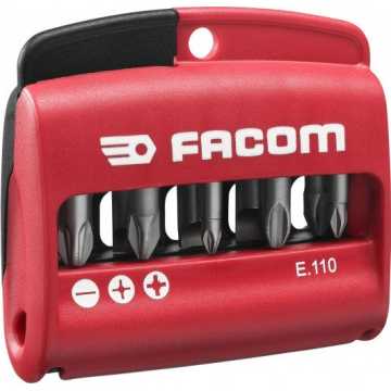 FACOM Set με 10 μύτες και αντάπτορα EF.6P1 E.110PB