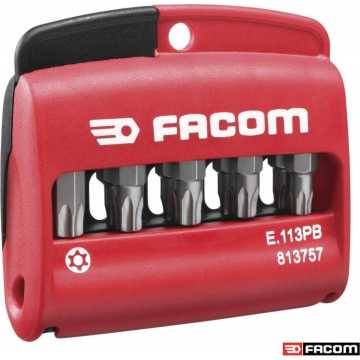 FACOM Σετ με 10 μύτες Résistorx® και θήκη E.113PB