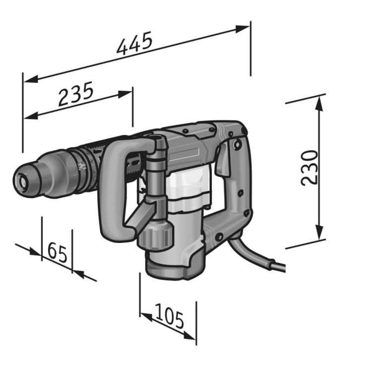 FLEX Κατεδαφιστικο Πιστολέτο 5kg DH 5 SDS-max