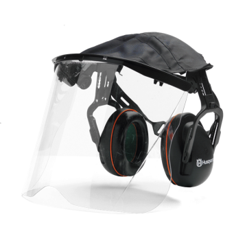 HUSQVARNA Ωτασπίδα κήπου με μάσκα πλεξιγκλάς και υφασμάτινη προστασία HUSQVARNA Ωτασπίδα κήπου με μάσκα πλεξιγκλάς και υφασμάτινη προστασία