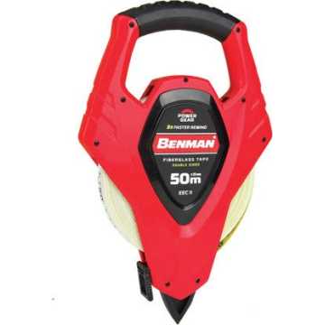 BENMAN ΜΕΤΡΟΤΑΙΝΙΑ ΜΗΧΑΝΙΚΩΝ FIBERGLASS 50m 70794 BENMAN ΜΕΤΡΟΤΑΙΝΙΑ ΜΗΧΑΝΙΚΩΝ FIBERGLASS 50m 70794