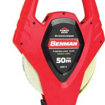 BENMAN ΜΕΤΡΟΤΑΙΝΙΑ ΜΗΧΑΝΙΚΩΝ FIBERGLASS 50m 70794 BENMAN ΜΕΤΡΟΤΑΙΝΙΑ ΜΗΧΑΝΙΚΩΝ FIBERGLASS 50m 70794
