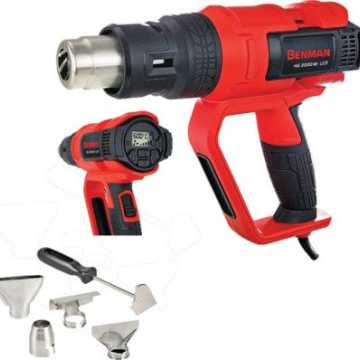 BENMAN ΕΠΑΓΓΕΛΜΑΤΙΚΟ ΠΙΣΤΟΛΙ ΘΕΡΜΟΥ ΑΕΡΑ HG 2000W LCD 76000