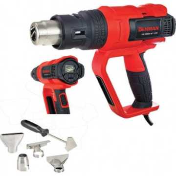 BENMAN ΕΠΑΓΓΕΛΜΑΤΙΚΟ ΠΙΣΤΟΛΙ ΘΕΡΜΟΥ ΑΕΡΑ HG 2000W LCD 76000