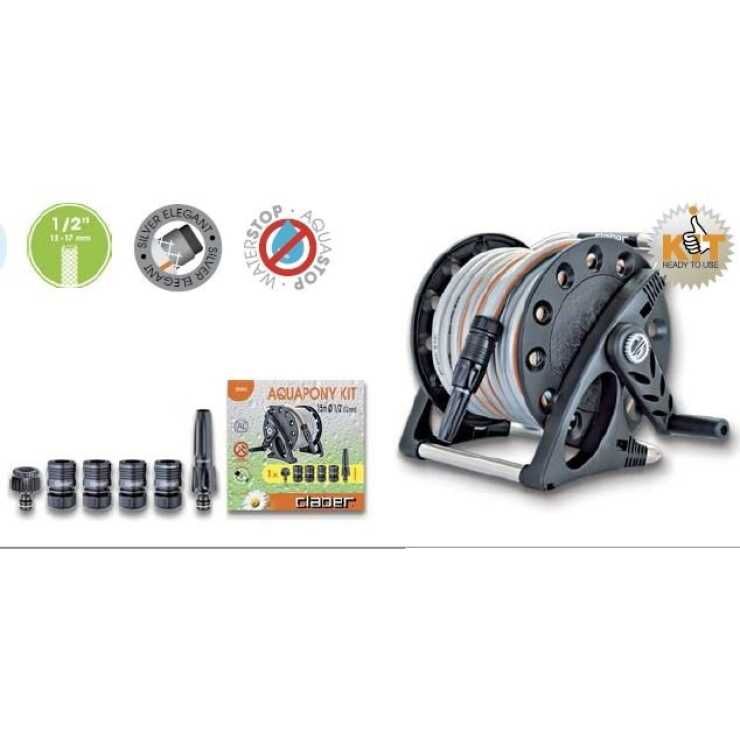 CLABER Τροχός Aquapony KIT με 15m λάστιχο 8884