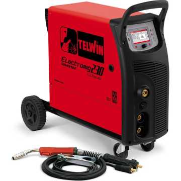 TELWIN Ηλεκτροκόλληση Inverter Σύρματος Τριφασική Electromig 230 Wave 816060