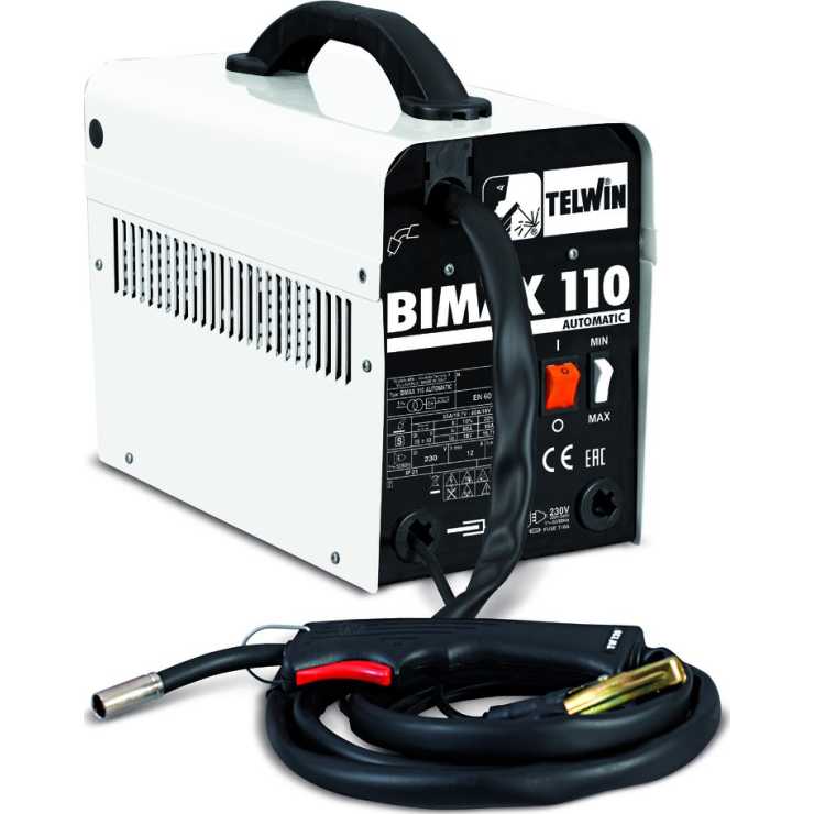 TELWIN Ηλεκτροσυγκόλληση Σύρματος BIMAX 110 AUTOMATIC - 821075