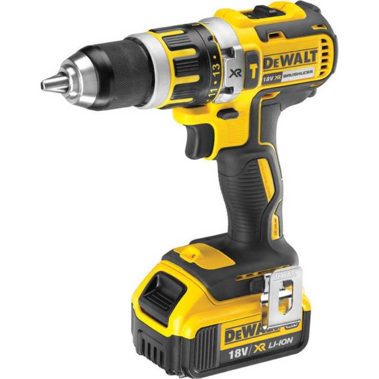 DEWALT ΕΠΑΝΑΦΟΡΤΙΖΟΜΕΝΟ 18V ΔΡΑΠΑΝΟΚΑΤΣΑΒΙΔΟ BRUSHLESS 2x4.0Ah DCD795M2