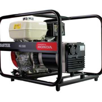 MASTER Μονοφασική Γεννήτρια με Κινητήρα HONDA  HG 5500