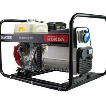 MASTER HONDA ΒΕΝΖΙΝΟΚΙΝΗΤΗ ΤΡΙΦΑΣΙΚΗ ΓΕΝΝΗΤΡΙΑ HG 8500E 3PH AVR