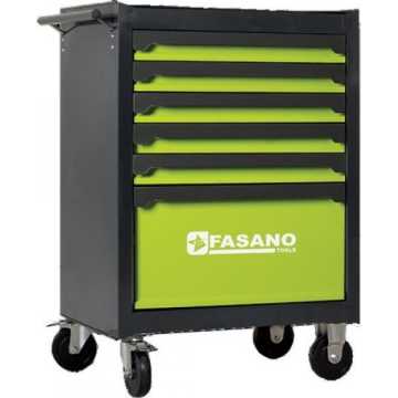 FASANO Εργαλειοφόρος τροχήλατος με 6 συρτάρια με εργαλεία FG 103V/AS177