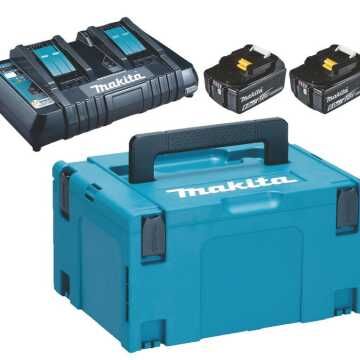 MAKITA Σετ Μπαταρίες 18V/6.0Ah με Διπλό Ταχυφορτιστη 198077-8 MAKITA Σετ Μπαταρίες 18V/6.0Ah με Διπλό Ταχυφορτιστη 198077-8