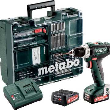 METABO PowerMaxx BS 12 Set Δραπανοκατσάβιδο Μπαταρίας 12V 6.01036.87 METABO PowerMaxx BS 12 Set Δραπανοκατσάβιδο Μπαταρίας 12V 6.01036.87