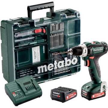 METABO PowerMaxx BS 12 Set Δραπανοκατσάβιδο Μπαταρίας 12V 6.01036.87 METABO PowerMaxx BS 12 Set Δραπανοκατσάβιδο Μπαταρίας 12V 6.01036.87