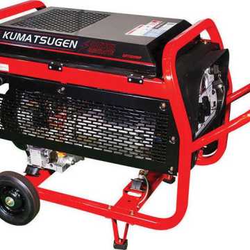 KAMUTSUGEN Γεννήτρια πετρελαίου με μίζα-μπαταρία και ρόδες GP7000MP 012283
