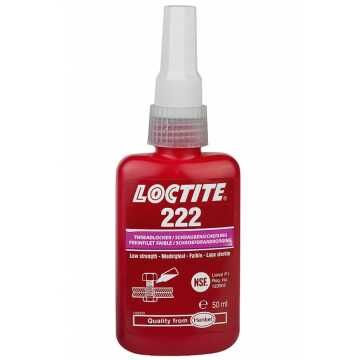 LOCTITE 222 ΑΣΦΑΛΙΣΤΙΚΟ ΣΠΕΙΡΩΜΑΤΩΝ ΧΑΜΗΛΗΣ ΑΝΤΟΧΗΣ 50 ML LOCTITE 222 ΑΣΦΑΛΙΣΤΙΚΟ ΣΠΕΙΡΩΜΑΤΩΝ ΧΑΜΗΛΗΣ ΑΝΤΟΧΗΣ 50 ML