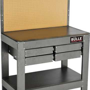 BULLE Πάγκος Εργασίας με Πλάτη και Συρτάρια 47614
