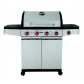 UNIMAC Ψησταριά (BBQ) Υγραερίου με 4 καυστήρες + 1 πλαϊνή εστία 661317