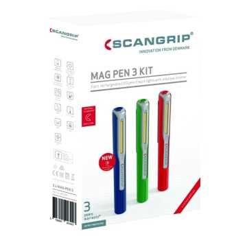 SCANGRIP Σετ προσφοράς με 3 τεμάχια MAG PEN 3  49.0340