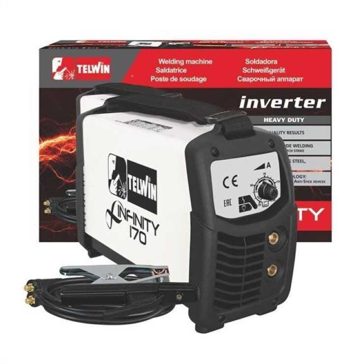 TELWIN INFINITY 170 ΜΟΝΟΦΑΣΙΚΗ ΗΛΕΚΤΡΟΚΟΛΛΗΣΗ INVERTER 150A 