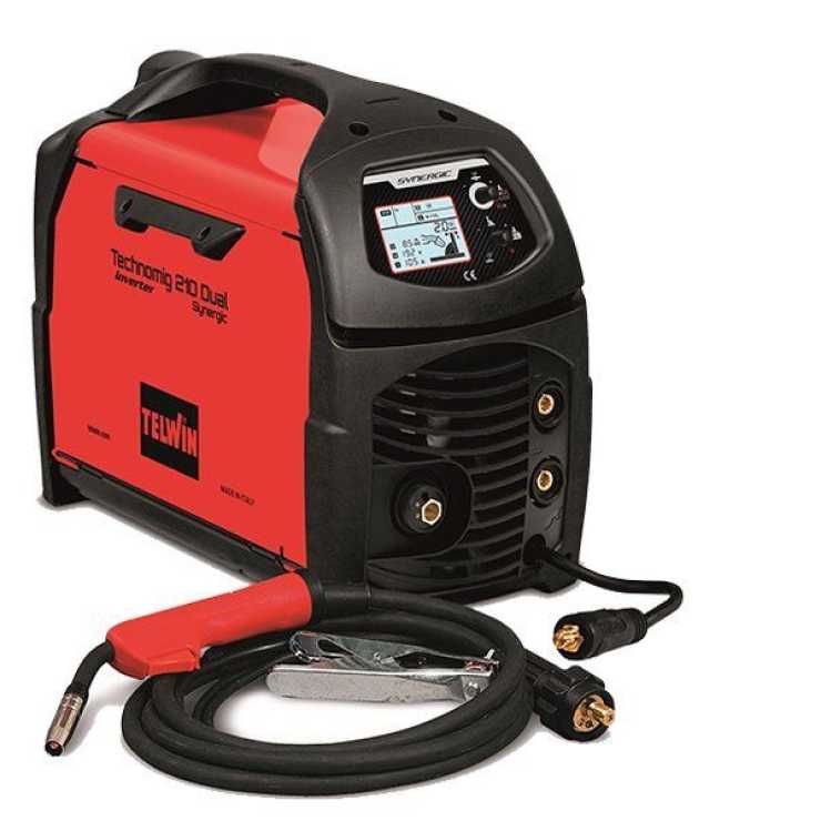 TELWIN TECHNOMIG 210 DUAL SYNERGIC ηλεκτροκόλληση inverter 816055