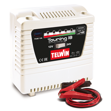 TELWIN Touring 18 Φορτιστής Mπαταρίας 12-24V 807593 TELWIN Touring 18 Φορτιστής Mπαταρίας 12-24V 807593