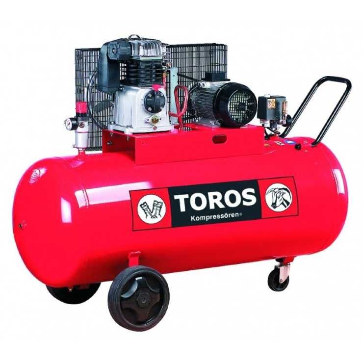 TOROS - MK113-270-4 Τριφασικός Τροχήλατος Αεροσυμπιεστής 400V 50Hz 602063