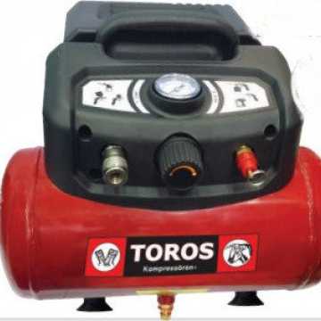 TOROS ΑΕΡΟΣΥΜΠΙΕΣΤΗΣ ΦΟΡΗΤΟΣ OILFREE 1.5HP, 6Lt - 602036