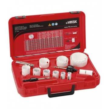 VIRAX Συλλογή με 12 ποτηροτρύπανα 16-76mm 220906