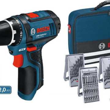 BOSCH Δραπανοκατσάβιδο μπαταρίας GSR 10,8-2-LI Professional + Δωρο εξαρτηματα - 0615990G6L BOSCH Δραπανοκατσάβιδο μπαταρίας GSR 10,8-2-LI Professional + Δωρο εξαρτηματα - 0615990G6L
