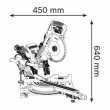 BOSCH GCM 8 SDE Σταθερό φαλτσοπρίονο Radial 0601B19200