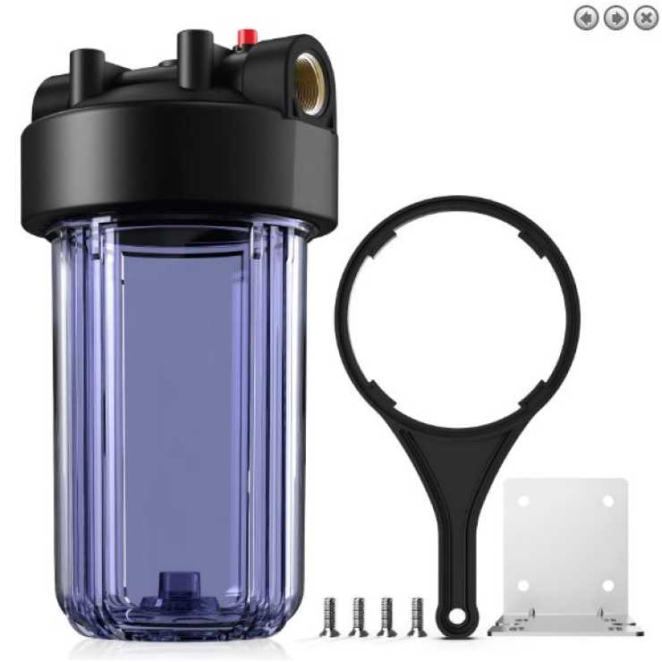 ASPIS Φιλτροθήκη Κεντρικής Παροχής BIG 10" Διάφανη