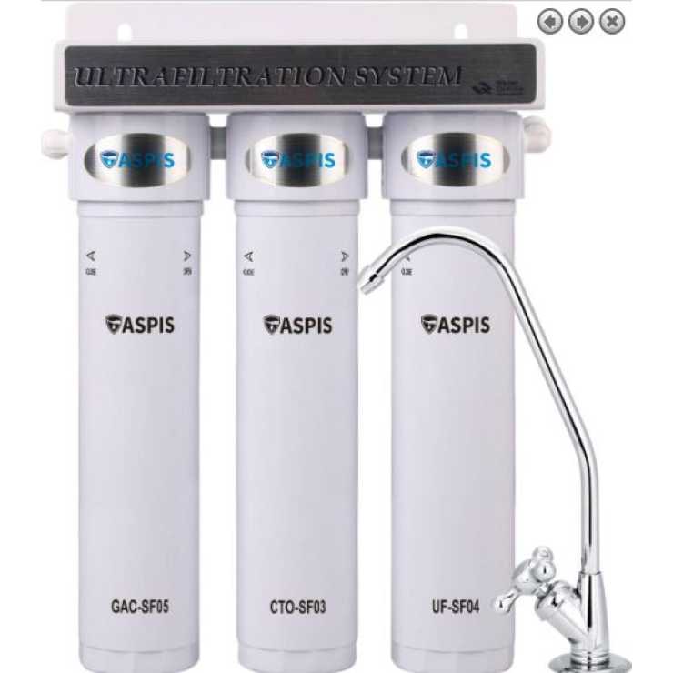ASPIS Συσκευή Φίλτρου Βρύσης Τριπλή Κάτω Πάγκου S-05