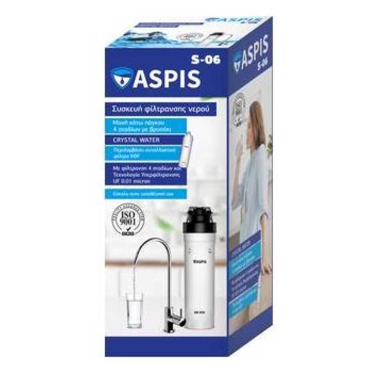 ASPIS Συσκευή Φίλτρου Νερού 4 Σταδίων Κάτω Πάγκου S-06