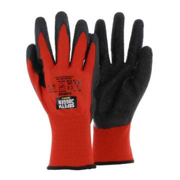 SAFETY JOGGER ΓΑΝΤΙΑ ΠΟΛΥΕΣΤΕΡ LATEX 2131A ΚΟΚΚΙΝΑ PROFLEX