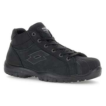 LOTTO JUMP 350 II MID S3L SR FO Παπούτσια Ασφαλείας ALL BLACK/ASPHALT 218702 2AF LOTTO JUMP 350 II MID S3L SR FO Παπούτσια Ασφαλείας ALL BLACK/ASPHALT 218702 2AF