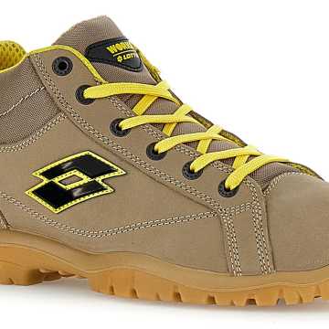 LOTTO JUMP 300 II MID S3L SR FO Παπούτσι Ασφαλείας COBBLESAND/ALL BLACK/BLAZING YELLOW 218703 AR5