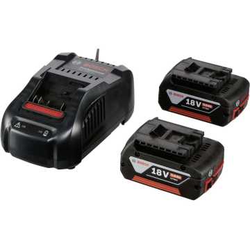 BOSCH ΣΕΤ  2 ΜΠΑΤΑΡΙΕΣ LI-ION GBA 18V 5AH + ΤΑΧΥΦΟΡΤΙΣΤΗΣ GAL 1880CV 1600A00B8J