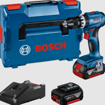 BOSCH GSB 18V-45 PROFESSIONAL ΚΡΟΥΣΤΙΚΟ ΔΡΑΠΑΝΟΚΑΤΣΑΒΙΔΟ ΜΠΑΤΑΡΙΑΣ ME 2 μπαταρίες - Ταχυφορτιστή 06019K3305