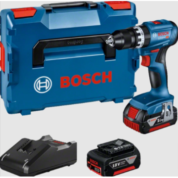 BOSCH GSB 18V-45 PROFESSIONAL ΚΡΟΥΣΤΙΚΟ ΔΡΑΠΑΝΟΚΑΤΣΑΒΙΔΟ ΜΠΑΤΑΡΙΑΣ ME 2 μπαταρίες - Ταχυφορτιστή 06019K3305