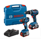 BOSCH GDX 18V-200 + GSB 18V-55 PROFESSIONAL ΣΕΤ COMBO 06019J2208