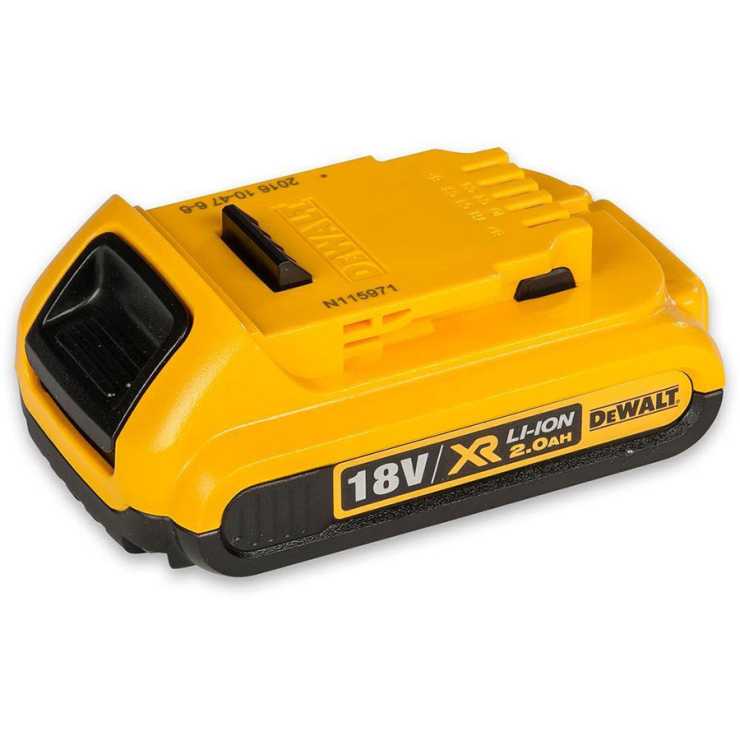 DEWALT Μπαταρία 18V 2.0Ah XR Li-Ion DCB183